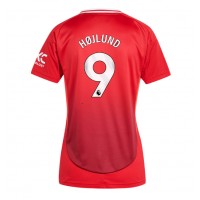 Manchester United Rasmus Hojlund #9 Domáci Ženy futbalový dres 2024-25 Krátky Rukáv